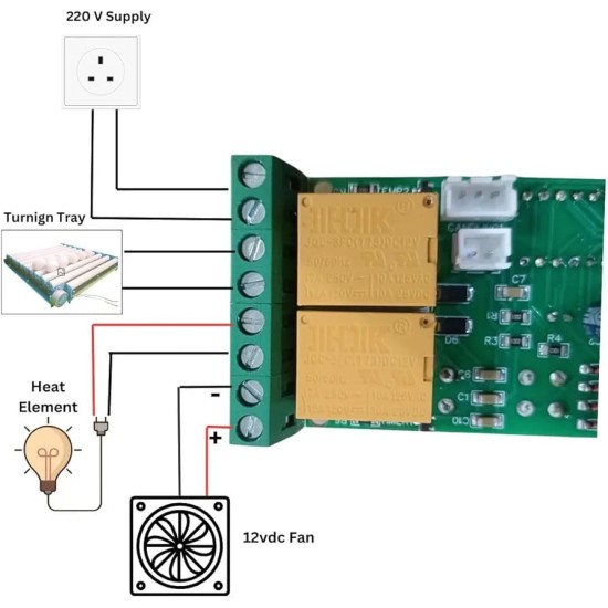 Hatchpro RB20 Temperature Timer Controller | Alternate to STC-1000